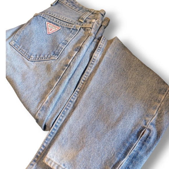 GUESS by Georges Marciano Vintage Denim Rare Ankle Zip Size 30 - Picture 2 of 16